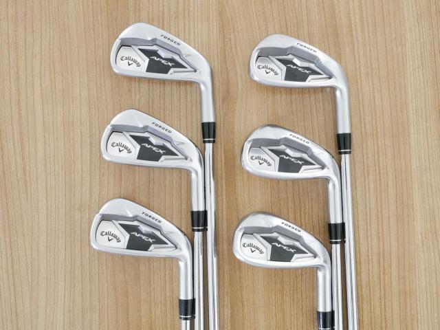 Iron set : Callaway : ชุดเหล็ก Callaway APEX Forged (ออกปี 2019) มีเหล็ก 5-Pw (6 ชิ้น) ก้านเหล็ก NS Pro Modus 105 Flex S