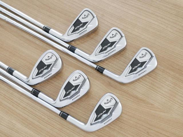 Iron set : Callaway : ชุดเหล็ก Callaway APEX Forged (ออกปี 2019) มีเหล็ก 5-Pw (6 ชิ้น) ก้านเหล็ก NS Pro Modus 105 Flex S