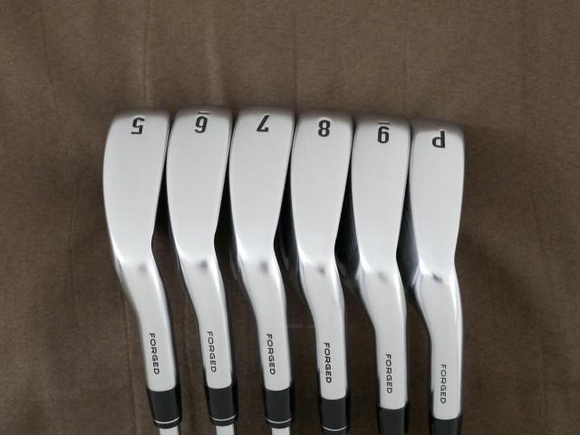 Iron set : Callaway : ชุดเหล็ก Callaway APEX DCB Forged (ปี 2022) มีเหล็ก 5-Pw (6 ชิ้น) ก้านเหล็ก NS Pro ZELOS 7 Flex S