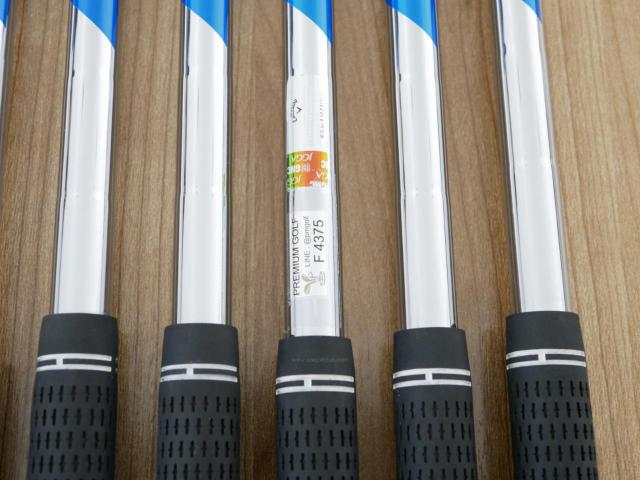 Iron set : Callaway : ชุดเหล็ก Callaway APEX DCB Forged (ปี 2022) มีเหล็ก 5-Pw (6 ชิ้น) ก้านเหล็ก NS Pro ZELOS 7 Flex S