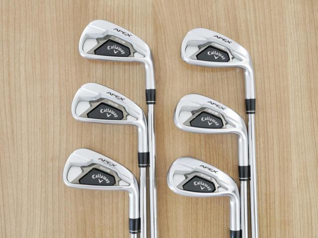 Iron set : Callaway : ชุดเหล็ก Callaway APEX DCB Forged (ปี 2022) มีเหล็ก 5-Pw (6 ชิ้น) ก้านเหล็ก NS Pro ZELOS 7 Flex S