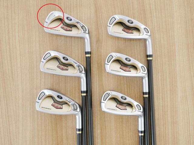 Iron set : Honma : **มีตำหนิ** ชุดเหล็ก Honma Beres IS-01 (หน้าเด้ง Maraging) มีเหล็ก 6-11 (6 ชิ้น เทียบเท่า 5-Pw) ก้าน ARMRQ 6 (49) FLex R (2 ดาว)