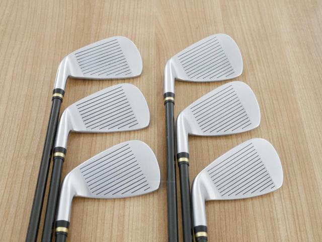 Iron set : Honma : **มีตำหนิ** ชุดเหล็ก Honma Beres IS-01 (หน้าเด้ง Maraging) มีเหล็ก 6-11 (6 ชิ้น เทียบเท่า 5-Pw) ก้าน ARMRQ 6 (49) FLex R (2 ดาว)