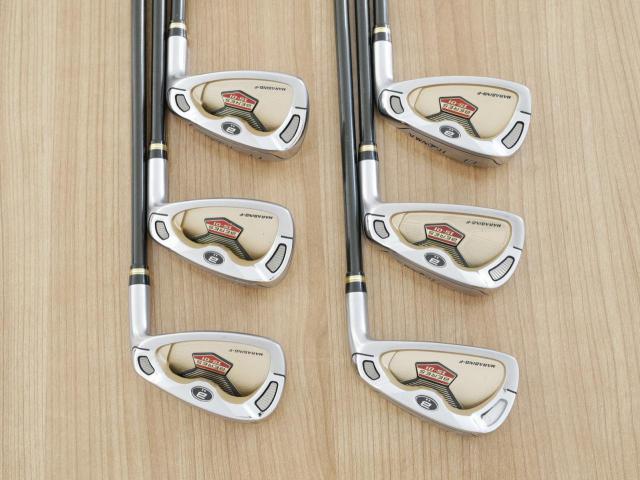 Iron set : Honma : **มีตำหนิ** ชุดเหล็ก Honma Beres IS-01 (หน้าเด้ง Maraging) มีเหล็ก 6-11 (6 ชิ้น เทียบเท่า 5-Pw) ก้าน ARMRQ 6 (49) FLex R (2 ดาว)