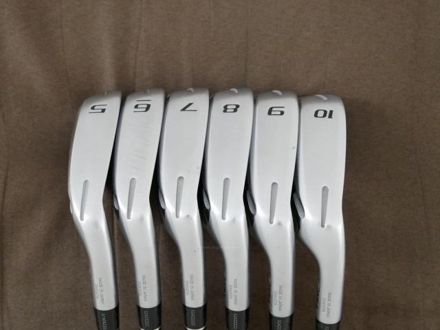 Iron set : Honma : ชุดเหล็ก Honma Bezeal 535 (ปี 2019 รุ่นนี้ใบใหญ่ที่สุดของ Honma) มีเหล็ก 5-10 (6 ชิ้น) ก้านเหล็ก NS Pro 950 Flex S
