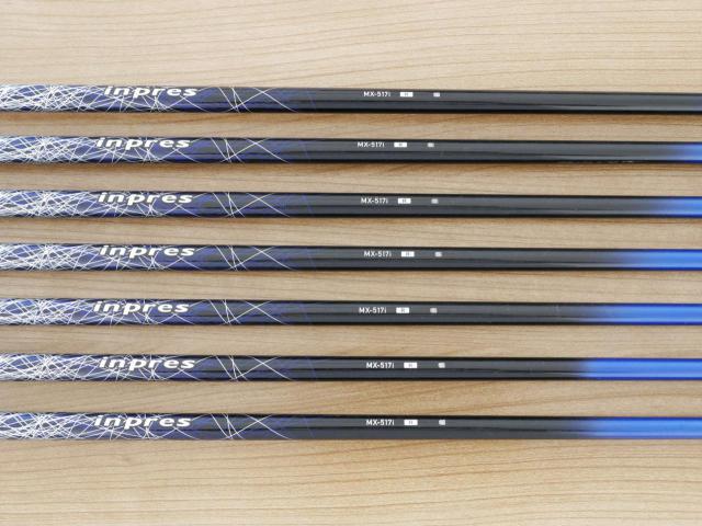 Iron set : Yamaha : ชุดเหล็ก Yamaha Inpres UD+2 (ปี 2018 ตีไกลที่สุด ไกลกว่าเหล็กทั่วไป 2 เบอร์) มีเหล็ก 6-Pw,Aw,As (7 ชิ้น) ก้านกราไฟต์ Flex R
