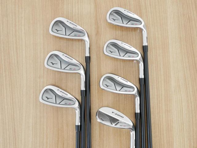 Iron set : Mizuno : ชุดเหล็ก Mizuno T-Zoid RV-01 มีเหล็ก 5-Pw,Sw (7 ชิ้น) ก้านกราไฟต์ FLex S