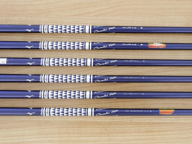 Iron set : Mizuno : ชุดเหล็ก Mizuno JPX EIII SV Hot Metal (ตัวท้อป ใบใหญ่ที่สุดของ Mizuno ตีง่ายมาก หน้าเด้ง ตีไกล) มีเหล็ก 6-Pw,Aw (6 ชิ้น) ก้านกราไฟต์ Flex SR