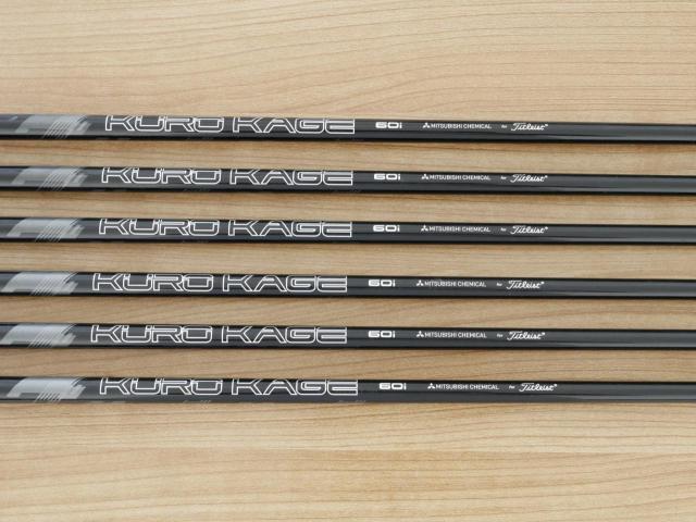 Iron set : Titleist : ชุดเหล็ก Titleist T200 (รุ่นปี 2020) มีเหล็ก 5-Pw (6 ชิ้น) ก้านกราไฟต์ Mitsubishi KUROKAGE 60i Flex R