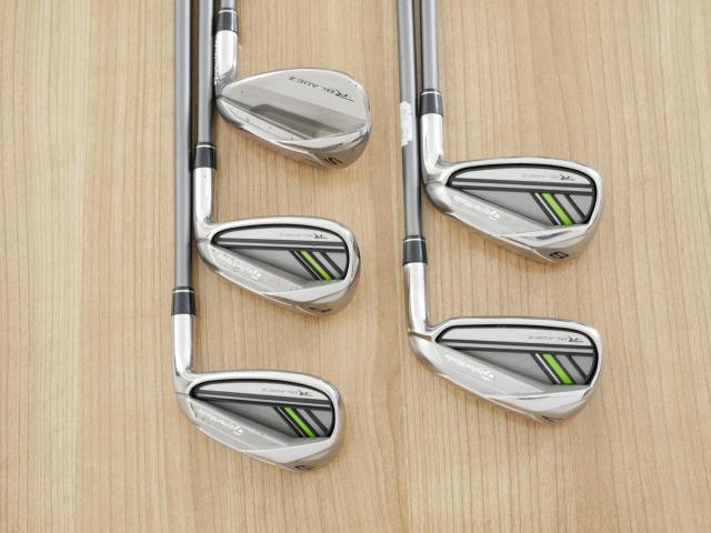Iron set : Taylormade : ชุดเหล็ก Taylormade RocketBladez มีเหล็ก 7-Pw,Sw (5 ชิ้น) ก้านกราไฟต์ Flex R