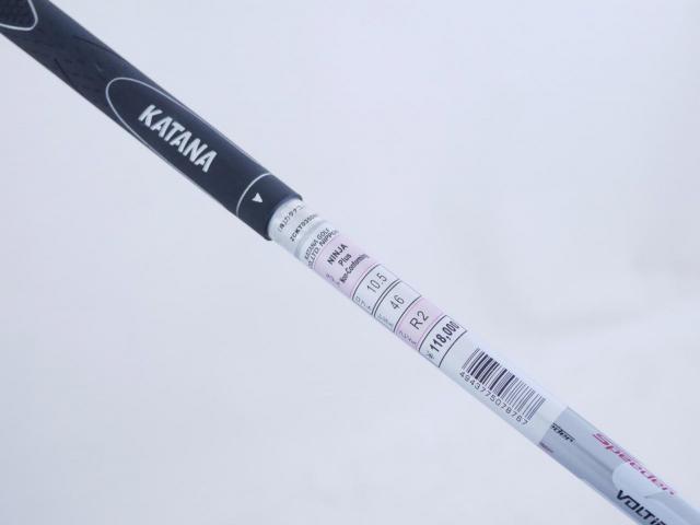 Driver : Katana : ไดรเวอร์ Katana NINJA Hi Plus 485cc.Non-Conform (รุ่นปี 2021 หน้าเด้งที่สุด มี Offset กันลูกบานออกขวา) Loft 10.5 ก้าน Fujikura Speeder 378 Evolution Flex R2