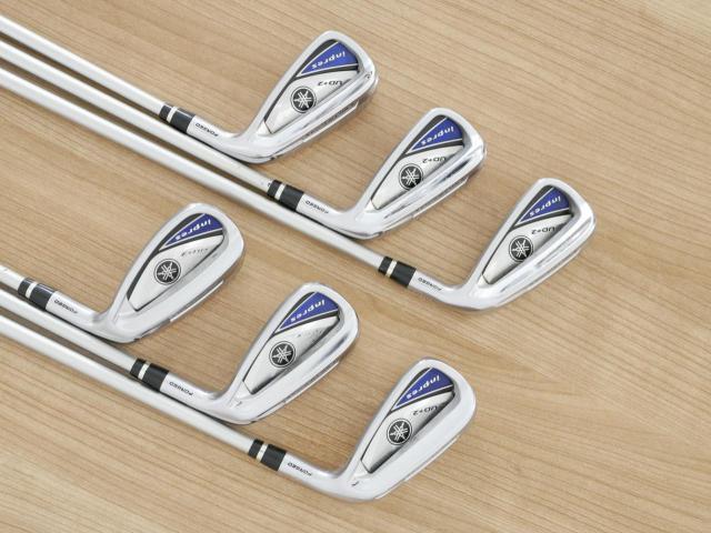 Iron set : Yamaha : ชุดเหล็ก Yamaha Inpres UD+2 (ออกปี 2019 ตีไกลที่สุด ไกลกว่าเหล็กทั่วไป 2 เบอร์ หน้าเด้ง COR 0.822) มีเหล็ก 6-Pw,Aw (6 ชิ้น) ก้านกราไฟต์ Fujikura MCI Flex R