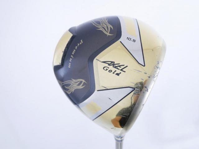 Driver : Tsuruya : Tsuruya AXEL Gold Premium (460cc. ตัวท๊อป หน้าเด้ง Non-Conform ของใหม่ 4 หมื่น) Loft 10.5 Flex R