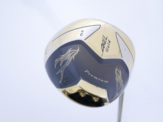 Driver : Tsuruya : Tsuruya AXEL Gold Premium (460cc. ตัวท๊อป หน้าเด้ง Non-Conform ของใหม่ 4 หมื่น) Loft 10.5 Flex R