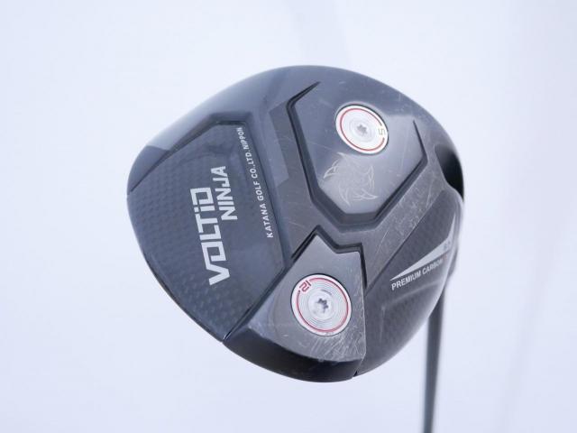 Driver : Katana : ไดรเวอร์ Katana Voltio NINJA Premium Carbon II TI (รุ่นใหม่ล่าสุด ออกปี 2025 ตีไกลมากๆ) Loft 9.5 ก้าน Tour AD VG-02 Flex R