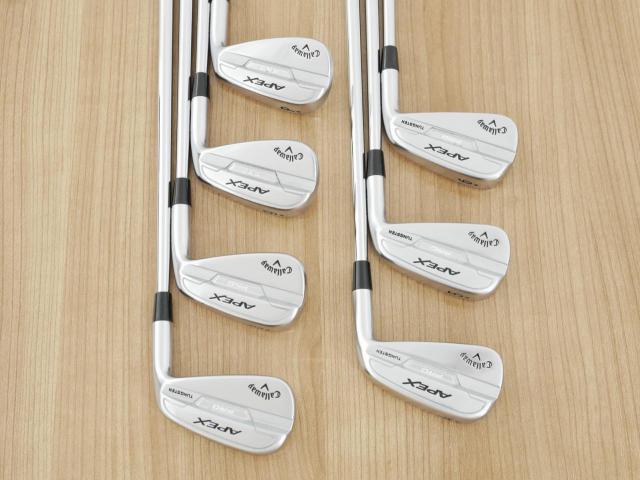 Iron set : Callaway : ชุดเหล็ก Callaway APEX Pro Forged (ออกปี 2022) มีเหล็ก 4-Pw (7 ชิ้น) ก้านเหล็ก Project X 5.5 Flex S