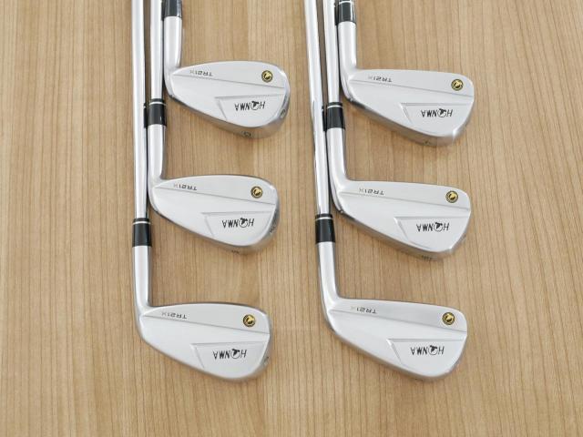 Iron set : Honma : ชุดเหล็ก Honma Tour World TR21X (ออกปี 2021 ตีง่าย ไกล) มีเหล็ก 5-10 (6 ชิ้น) ก้านเหล็ก NS Pro 950 NEO Flex R