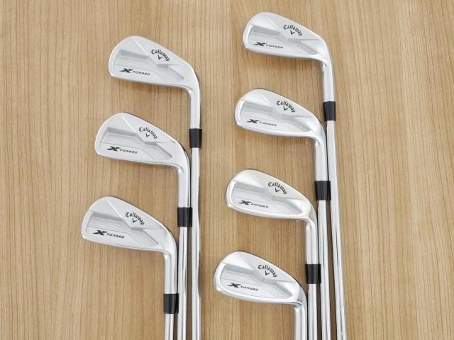 Iron set : Callaway : ชุดเหล็ก Callaway X Forged (ปี 2019) มีเหล็ก 4-Pw (7 ชิ้น) ก้านเหล็ก NS Pro Modus 105 Flex S