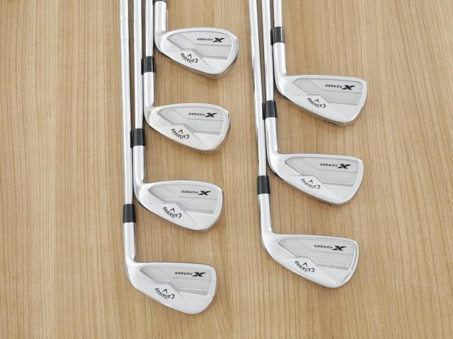 Iron set : Callaway : ชุดเหล็ก Callaway X Forged (ปี 2019) มีเหล็ก 4-Pw (7 ชิ้น) ก้านเหล็ก NS Pro Modus 105 Flex S