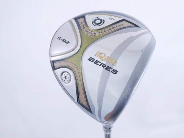 Driver : Honma : ไดรเวอร์ Honma Beres S-02 (460cc.) Loft 10 ก้าน ARMRQ 6 (49) Flex SR (2 ดาว)