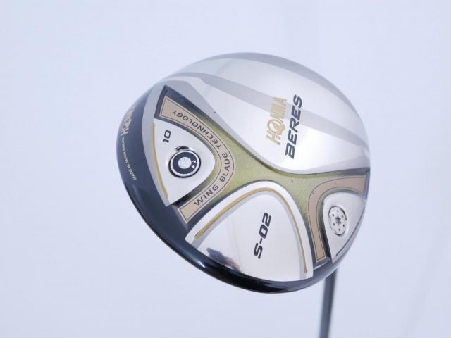 Driver : Honma : ไดรเวอร์ Honma Beres S-02 (460cc.) Loft 10 ก้าน ARMRQ 6 (49) Flex SR (2 ดาว)