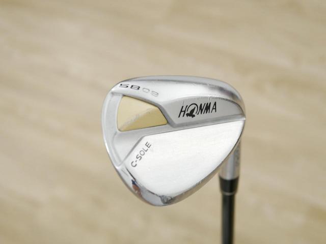 Wedge : Honma : Wedge Honma Tour World TW-W C-Sole (ปี 2022) Loft 58 ก้านกราไฟต์ Honma Vizard IB-105 Wedge
