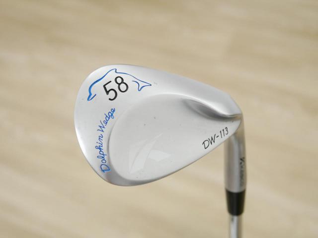Wedge : Other : Wedge Kasco Dolphin DW-113 Loft 58 ก้านเหล็ก True Temper Lite Flex S