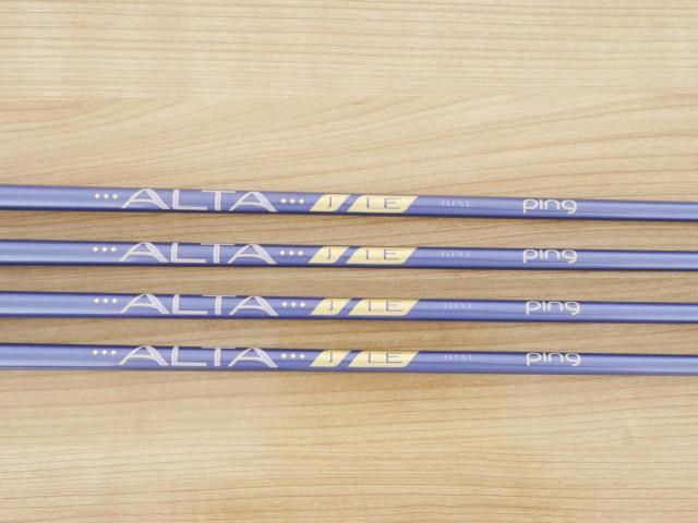 Lady club : All : ชุดเหล็ก Ping G Le 4 (รุ่นล่าสุด ออกปี 2026 ใบใหญ่ ตีง่ายมาก) มีเหล็ก 8-Pw,Sw (4 ชิ้น) ก้านกราไฟต์ Ping Alta J LE Flex L