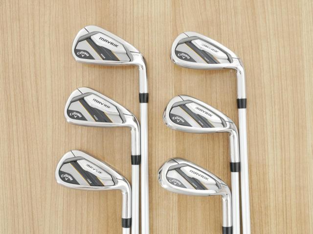 Lady club : All : ชุดเหล็ก Callaway Mavrik MAX Lite (ออกปี 2020 ตีง่าย ไกลมากๆ) มีเหล็ก 6-Pw,Sw (6 ชิ้น) ก้านกราไฟต์ Mitsubishi Diamana 40 Flex L