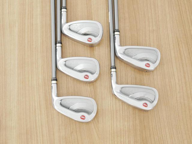 Iron set : PRGR : ชุดเหล็กกระเทย PRGR NEW Egg Forged (รุ่นปี 2020 ตีง่ายและไกลมากๆ เด้งสุดๆ COR 0.82) มีเหล็ก 6-Pw (5 ชิ้น) ก้านกราไฟต์ Flex R (M-37)