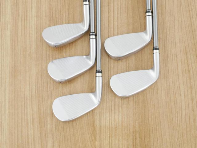 Iron set : PRGR : ชุดเหล็กกระเทย PRGR NEW Egg Forged (รุ่นปี 2020 ตีง่ายและไกลมากๆ เด้งสุดๆ COR 0.82) มีเหล็ก 6-Pw (5 ชิ้น) ก้านกราไฟต์ Flex R (M-37)