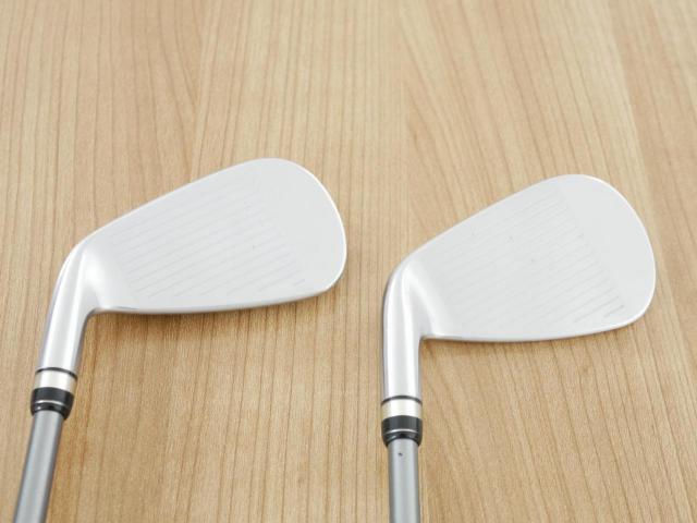 Iron set : PRGR : ชุดเหล็กกระเทย PRGR NEW Egg Forged (รุ่นปี 2020 ตีง่ายและไกลมากๆ เด้งสุดๆ COR 0.82) มีเหล็ก 6-Pw (5 ชิ้น) ก้านกราไฟต์ Flex R (M-37)