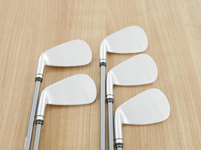 Iron set : PRGR : ชุดเหล็กกระเทย PRGR NEW Egg Forged (รุ่นปี 2020 ตีง่ายและไกลมากๆ เด้งสุดๆ COR 0.82) มีเหล็ก 6-Pw (5 ชิ้น) ก้านกราไฟต์ Flex R (M-37)
