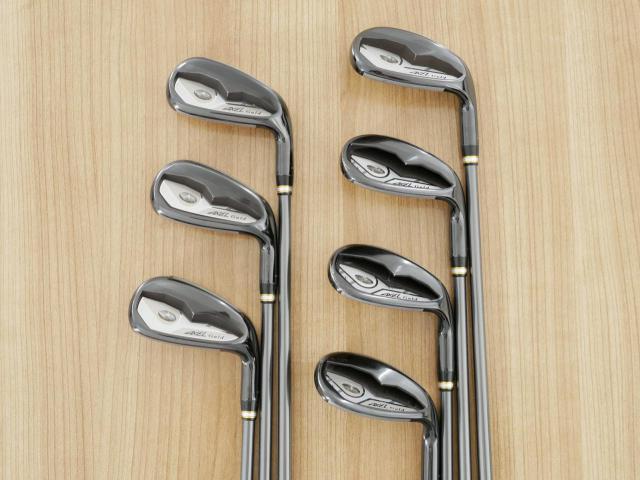 Iron set : Tsuruya : ชุดเหล็ก Tsuruya AXEL Gold Premium V (ออกปี 2023 ของใหม่ 7 หมื่นกว่าบาท หน้าเด้งสุดๆ ไกลสุดๆๆ) มีเหล็ก 7-Pw,Aw,As,Sw (7 ชิ้น ครบเซ็ต) ก้านกราไฟต์ Flex R