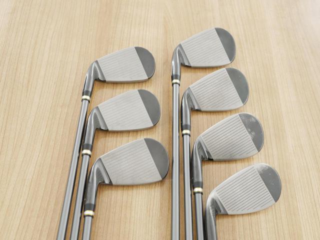 Iron set : Tsuruya : ชุดเหล็ก Tsuruya AXEL Gold Premium V (ออกปี 2023 ของใหม่ 7 หมื่นกว่าบาท หน้าเด้งสุดๆ ไกลสุดๆๆ) มีเหล็ก 7-Pw,Aw,As,Sw (7 ชิ้น ครบเซ็ต) ก้านกราไฟต์ Flex R