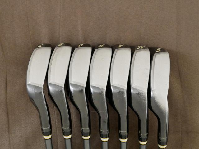 Iron set : Tsuruya : ชุดเหล็ก Tsuruya AXEL Gold Premium V (ออกปี 2023 ของใหม่ 7 หมื่นกว่าบาท หน้าเด้งสุดๆ ไกลสุดๆๆ) มีเหล็ก 7-Pw,Aw,As,Sw (7 ชิ้น ครบเซ็ต) ก้านกราไฟต์ Flex R