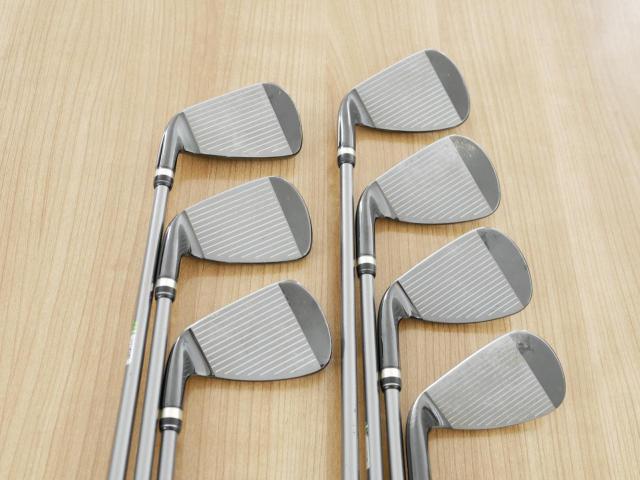 Iron set : PRGR : ชุดเหล็กกระเทย PRGR New Egg Iron (รุ่นปี 2017 ตีง่ายและไกลมาก) มีเหล็ก 7-Pw,Aw,As,Sw (7 ชิ้น) ก้านกราไฟต์ Flex SR (M-40)