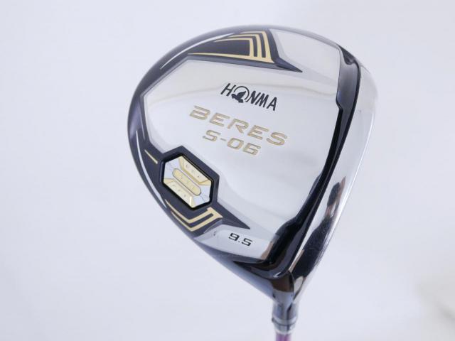 Driver : Honma : **ก้าน 3 ดาว** ไดรเวอร์ Honma Beres S-06 (รุ่นปี 2019) Loft 9.5 ก้าน ARMRQ X (47) Flex R (3 ดาว)