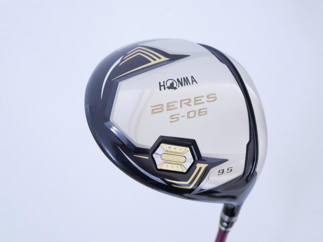 Driver : Honma : **ก้าน 3 ดาว** ไดรเวอร์ Honma Beres S-06 (รุ่นปี 2019) Loft 9.5 ก้าน ARMRQ X (47) Flex R (3 ดาว)