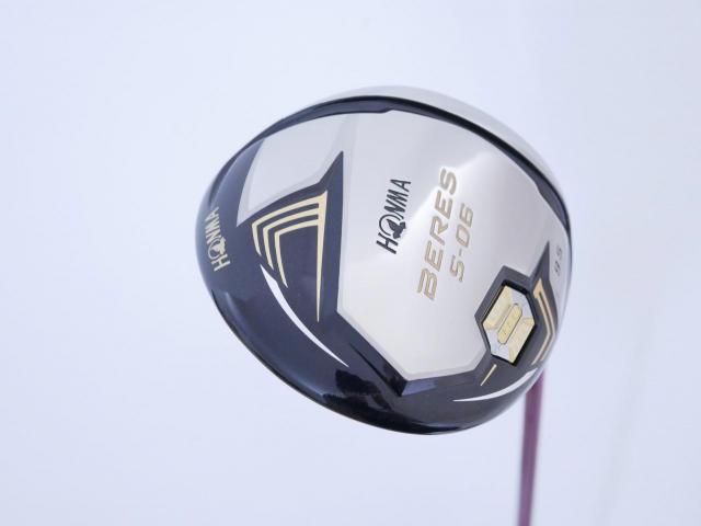 Driver : Honma : **ก้าน 3 ดาว** ไดรเวอร์ Honma Beres S-06 (รุ่นปี 2019) Loft 9.5 ก้าน ARMRQ X (47) Flex R (3 ดาว)