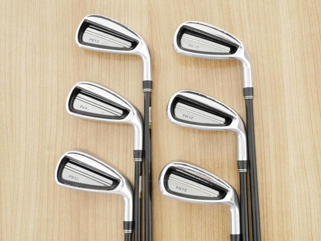 Iron set : Tourstage : ชุดเหล็ก Tourstage PHYZ III (ปี 2017 ซีรี่ย์ท๊อป ใบใหญ่ ตีง่าย ไกล) มีเหล็ก 5-Pw (6 ชิ้น) ก้านกราไฟต์ Flex R