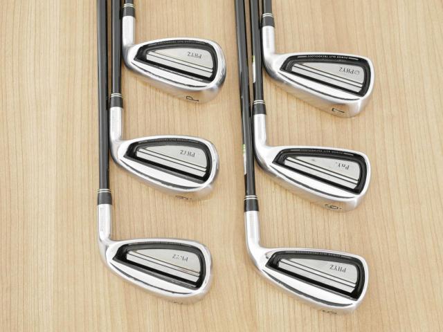 Iron set : Tourstage : ชุดเหล็ก Tourstage PHYZ III (ปี 2017 ซีรี่ย์ท๊อป ใบใหญ่ ตีง่าย ไกล) มีเหล็ก 5-Pw (6 ชิ้น) ก้านกราไฟต์ Flex R
