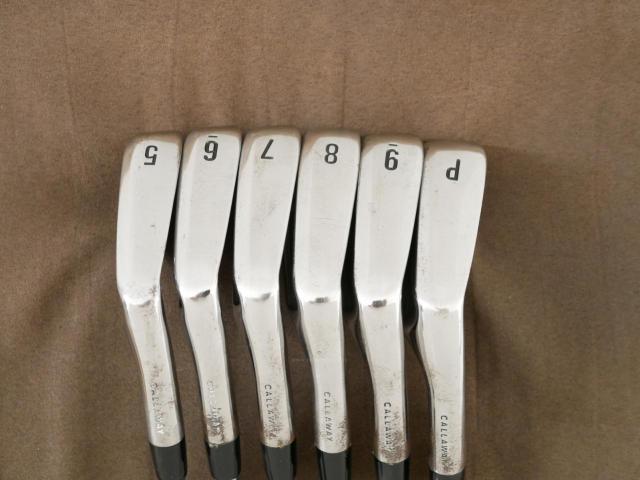Iron set : Callaway :  ชุดเหล็ก Callaway X Forged RAW Finish (หายาก รุ่นล่าสุด ออกปี 2026 นุ่ม แน่น หล่อมาก) มีเหล็ก 5-Pw (6 ชิ้น) ก้านเหล็ก Dynamic Gold 105 S200