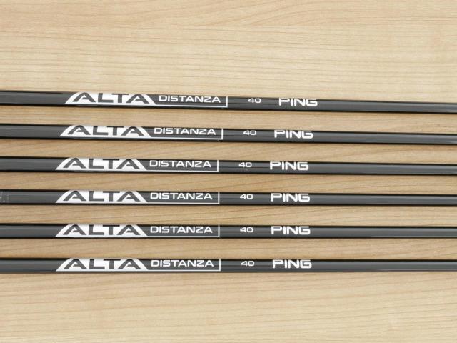 Iron set : Ping : ชุดเหล็ก Ping G710 (ปี 2021 Japan Spec. ใบใหญ่ ง่ายที่สุด ไกลที่สุดของ Ping) มีเหล็ก 5-Pw (6 ชิ้น) ก้านกราไฟต์ Ping ALTA Distanza 40 Flex R