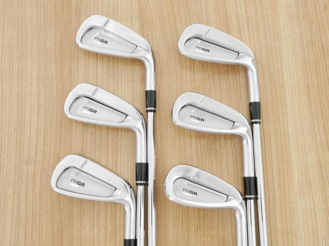 Iron set : PRGR : ชุดเหล็ก PRGR 02 Forged (ปี 2021 นุ่มมาก หายาก) มีเหล็ก 5-Pw (6 ชิ้น) ก้านเหล็ก NS Pro 950 NEO Flex SR