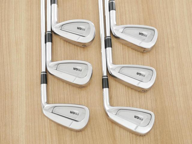 Iron set : PRGR : ชุดเหล็ก PRGR 02 Forged (ปี 2021 นุ่มมาก หายาก) มีเหล็ก 5-Pw (6 ชิ้น) ก้านเหล็ก NS Pro 950 NEO Flex SR