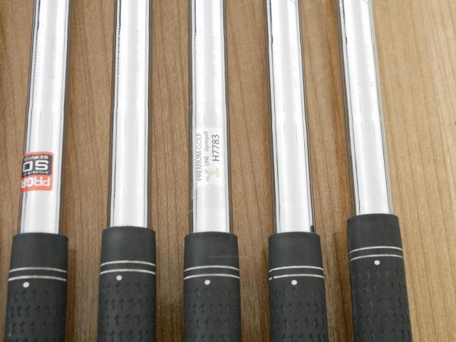 Iron set : PRGR : ชุดเหล็ก PRGR 02 Forged (ปี 2021 นุ่มมาก หายาก) มีเหล็ก 5-Pw (6 ชิ้น) ก้านเหล็ก NS Pro 950 NEO Flex SR