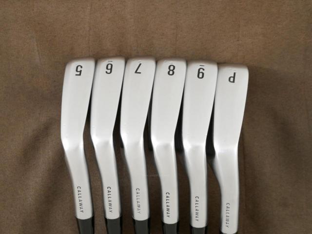 Iron set : Callaway :  ชุดเหล็ก Callaway X Forged (รุ่นล่าสุด ออกปี 2026 นุ่ม แน่น หล่อมาก) มีเหล็ก 5-Pw (6 ชิ้น) ก้านเหล็ก Dynamic Gold MID 115 R300