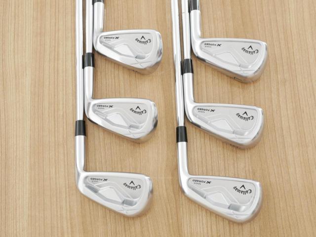 Iron set : Callaway : ชุดเหล็ก Callaway X Forged MAX (รุ่นล่าสุด ออกปี 2025) มีเหล็ก 5-Pw (6 ชิ้น) ก้านเหล็ก NS Pro Modus 105 Flex S
