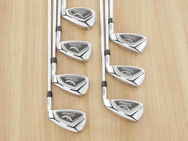 Iron set : Titleist : ชุดเหล็ก Titleist VG3 Type D Forged (รุ่นปี 2019 Japan Spec. ตีง่ายและไกลที่สุดของ Titleist) มีเหล็ก 5-Pw,Aw (7 ชิ้น) ก้านเหล็ก NS Pro Zelos 8 Flex R
